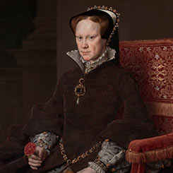 María Tudor, reina de Inglaterra, segunda mujer de Felipe II