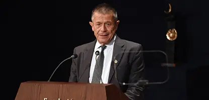 Emmanuel Carrère, Premio Princesa de Asturias de las Letras 2021 durante su discurso en la Ceremonia de los Premios Princesa de Asturias 2021