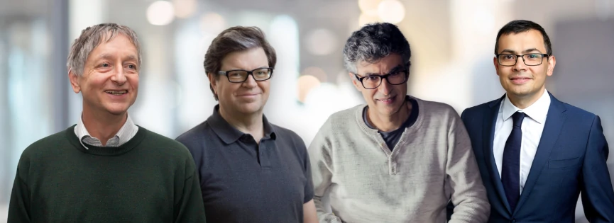 Geoffrey Hinton, Yann LeCun, Yoshua Bengio and Demis Hassabis