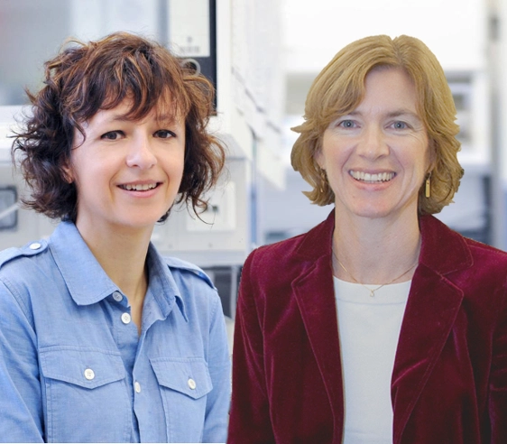 Emmanuelle Charpentier and Jennifer Doudna