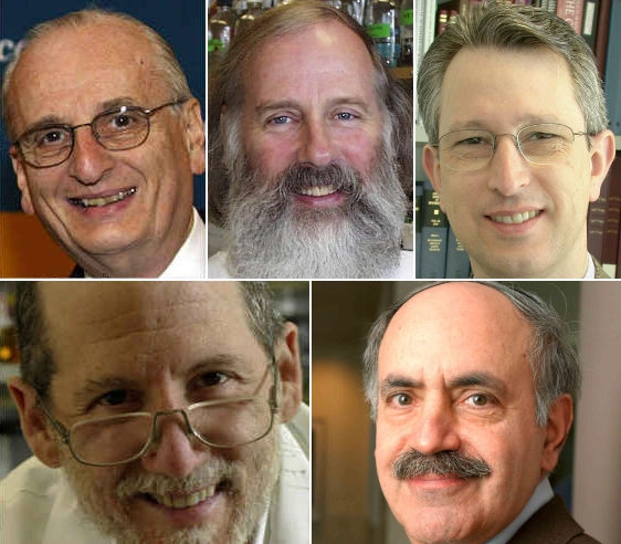 Judah Folkman, Tony Hunter, Joan Massagué, Bert Vogelstein and Robert A. Weinberg