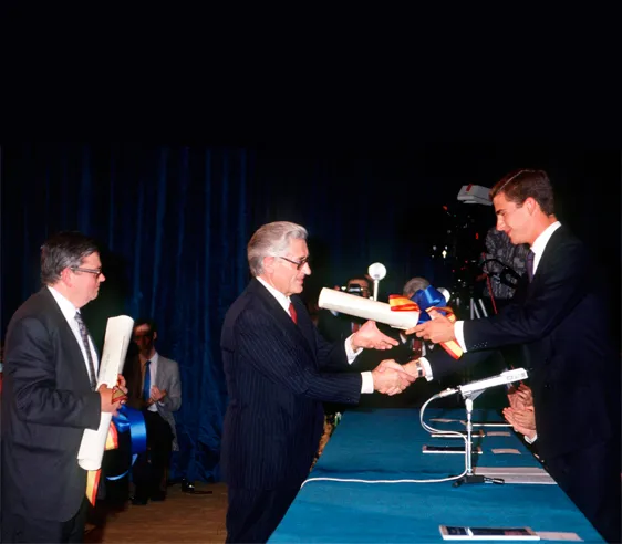 Jacques Delors and Mikhail Gorbachev