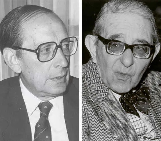 Miguel Delibes y Gonzalo Torrente Ballester