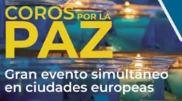 Integrantes del Coro de la Fundación Princesa de Asturias participarán en la iniciativa “Coros por la Paz”