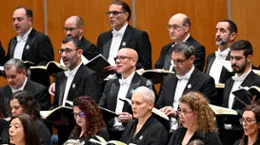 Concierto extraordinario del Coro de la Fundación junto con la Orquesta Sinfónica del Principado de Asturias y Oviedo Filarmonía, con motivo del 25º aniversario del Auditorio Príncipe Felipe