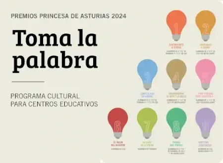 Convocada la novena edición del programa cultural para centros educativos del Principado de Asturias, “Toma la palabra"